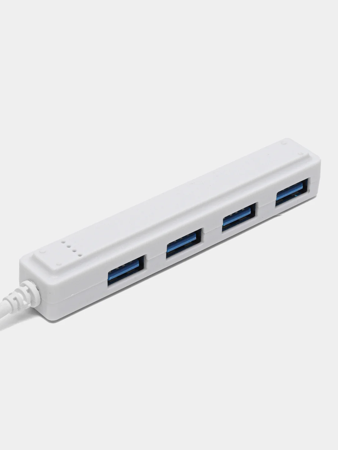 Белый разветвитель универсальный, USB-hub, 4 порта