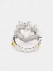 Серебряный кольцо "Единорог"