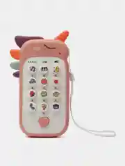 Коралловый меланж детский развивающий телефон, музыкальный