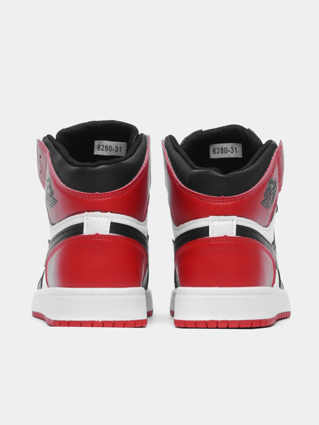 Вишнёвый кроссовки женские высокие Nike, Air Jordan