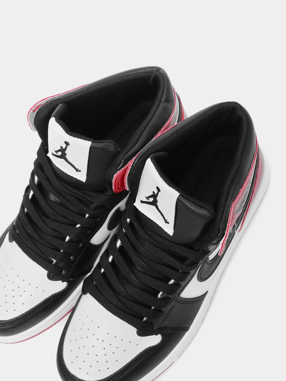 Вишнёвый кроссовки женские высокие Nike, Air Jordan