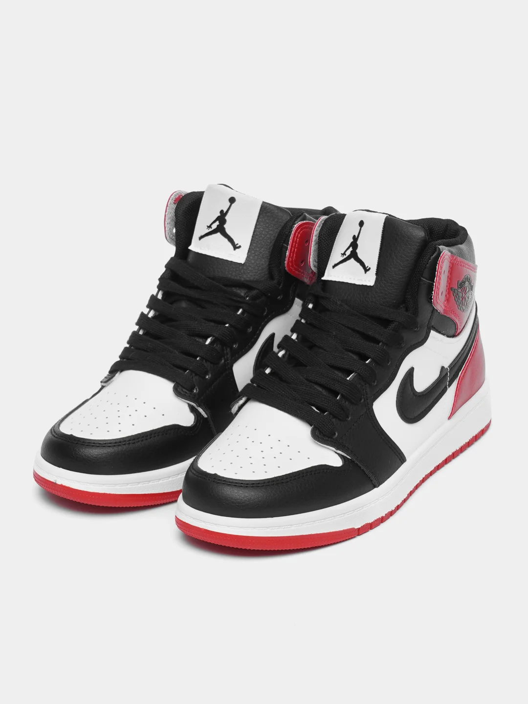 Вишнёвый кроссовки женские высокие Nike, Air Jordan