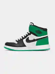 Зеленый кроссовки женские высокие Nike, Air Jordan