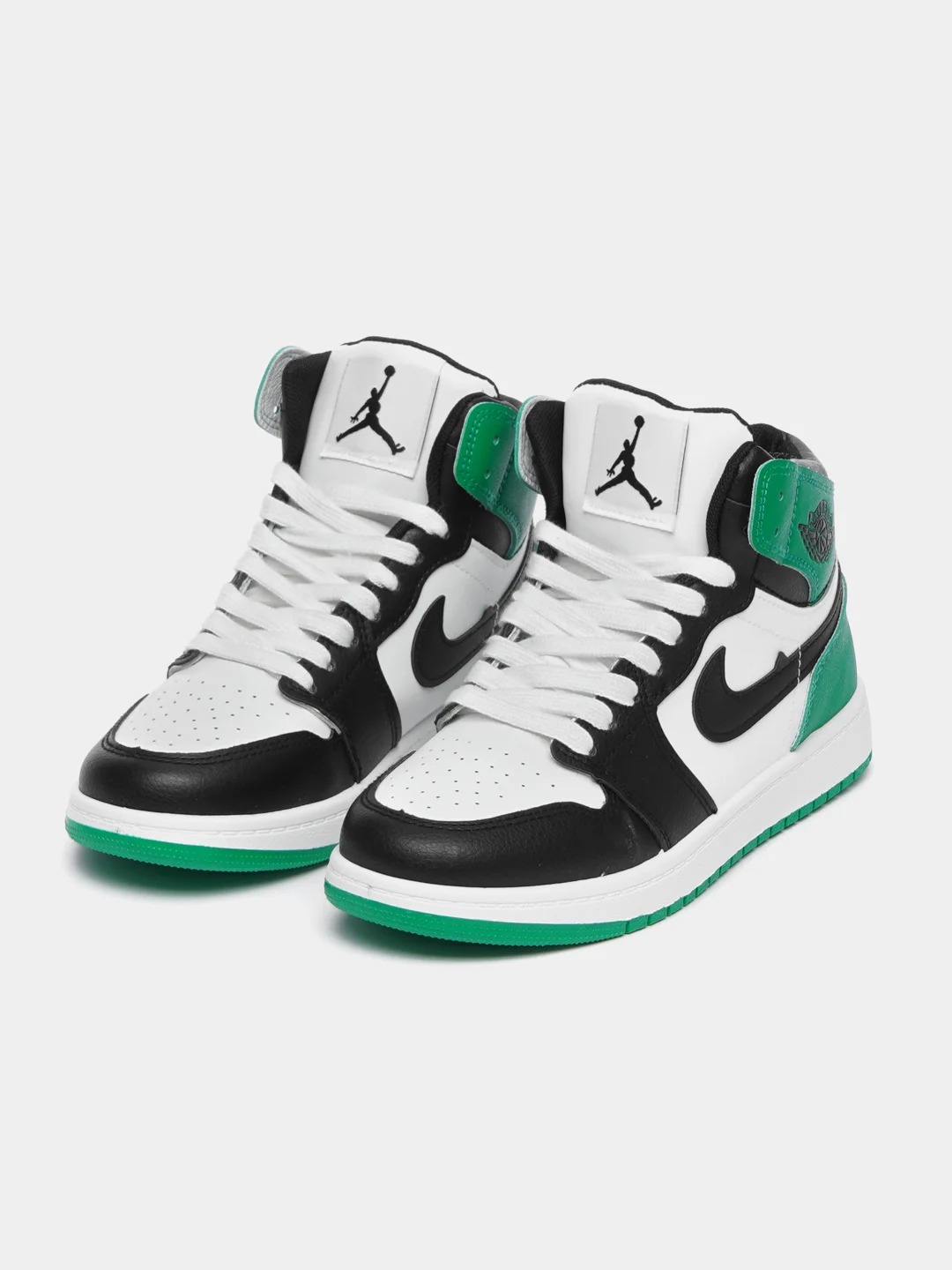 Зеленый кроссовки женские высокие Nike, Air Jordan