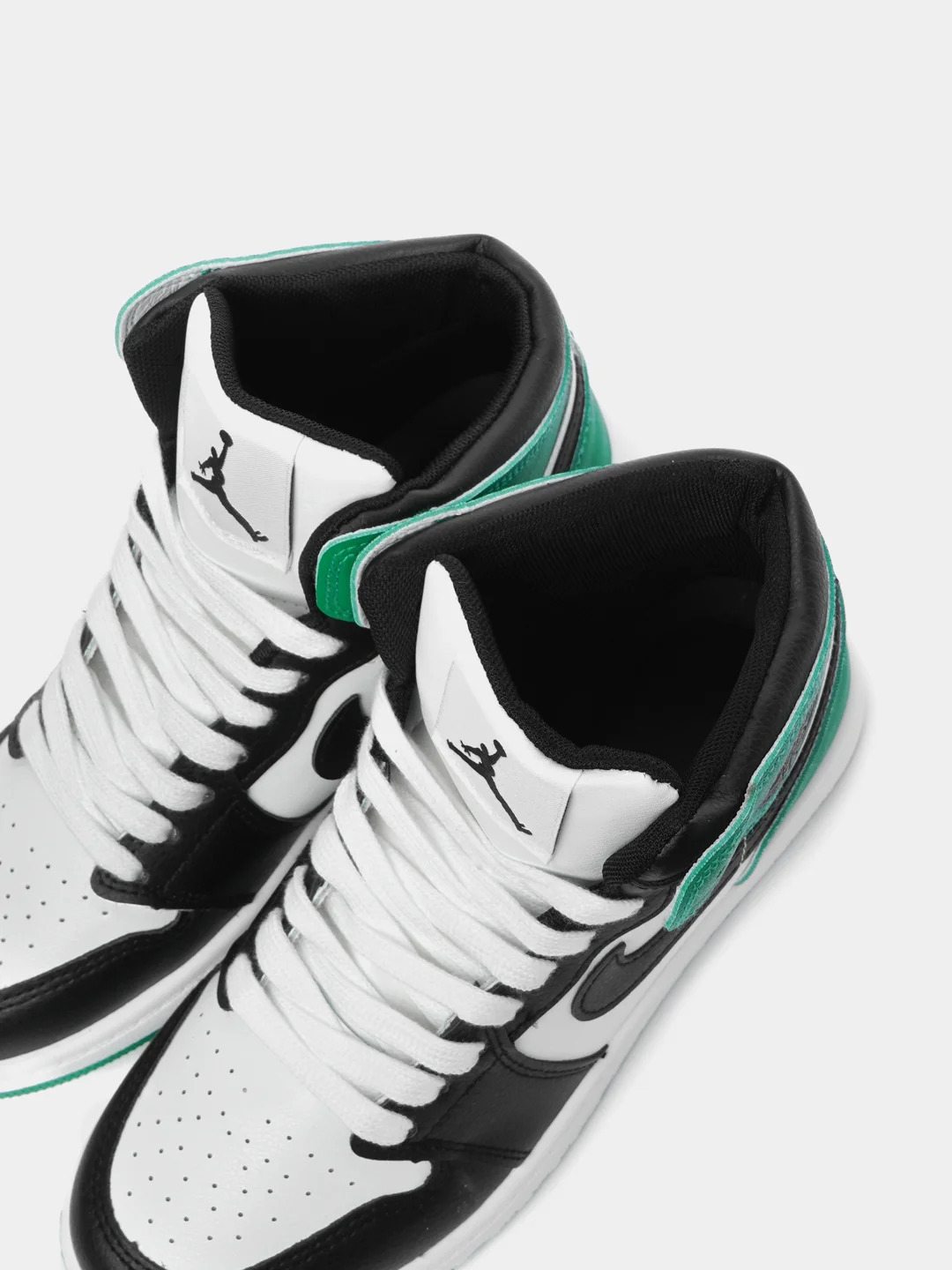 Зеленый кроссовки женские высокие Nike, Air Jordan