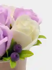 Индиго букет из вспененного мыла , подарок на Новый год маме,сестре,коллеге ,подарочный набор