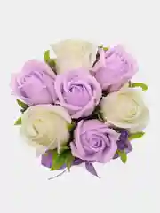 Индиго букет из вспененного мыла , подарок на Новый год маме,сестре,коллеге ,подарочный набор