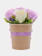 Индиго букет из вспененного мыла , подарок на Новый год маме,сестре,коллеге ,подарочный набор