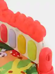 Красный детский развивающий игровой музыкальный коврик