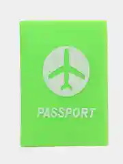 Зеленый обложка для паспорта "Passport", силиконовая