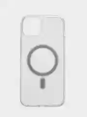 Прозрачный магнитный силиконовый противоударный чехол MagSafe (Магсейф) для iPhone