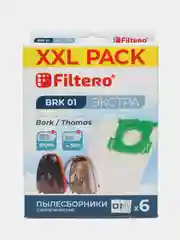 Мешки Filtero BRK 01 XXL Pack Экстра, V7D1, для пылесосов Bork, синтетические, 6 штук