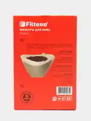 Фильтры для кофеварок неотбеленные Filtero Classic №4, комплект 240 штук