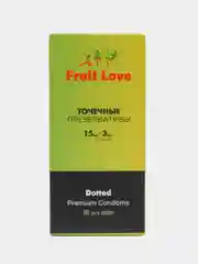 Горчичный презервативы ультратонкие Fruit Love