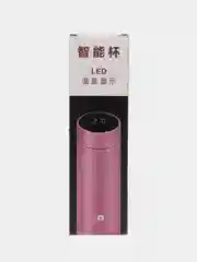 Белый термос с датчиком температуры и LED-дисплеем, 0,5 л