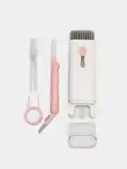 Розовый щетка для клавиатуры и наушников, 7 в 1, многофункциональный набор для чистки гаджетов