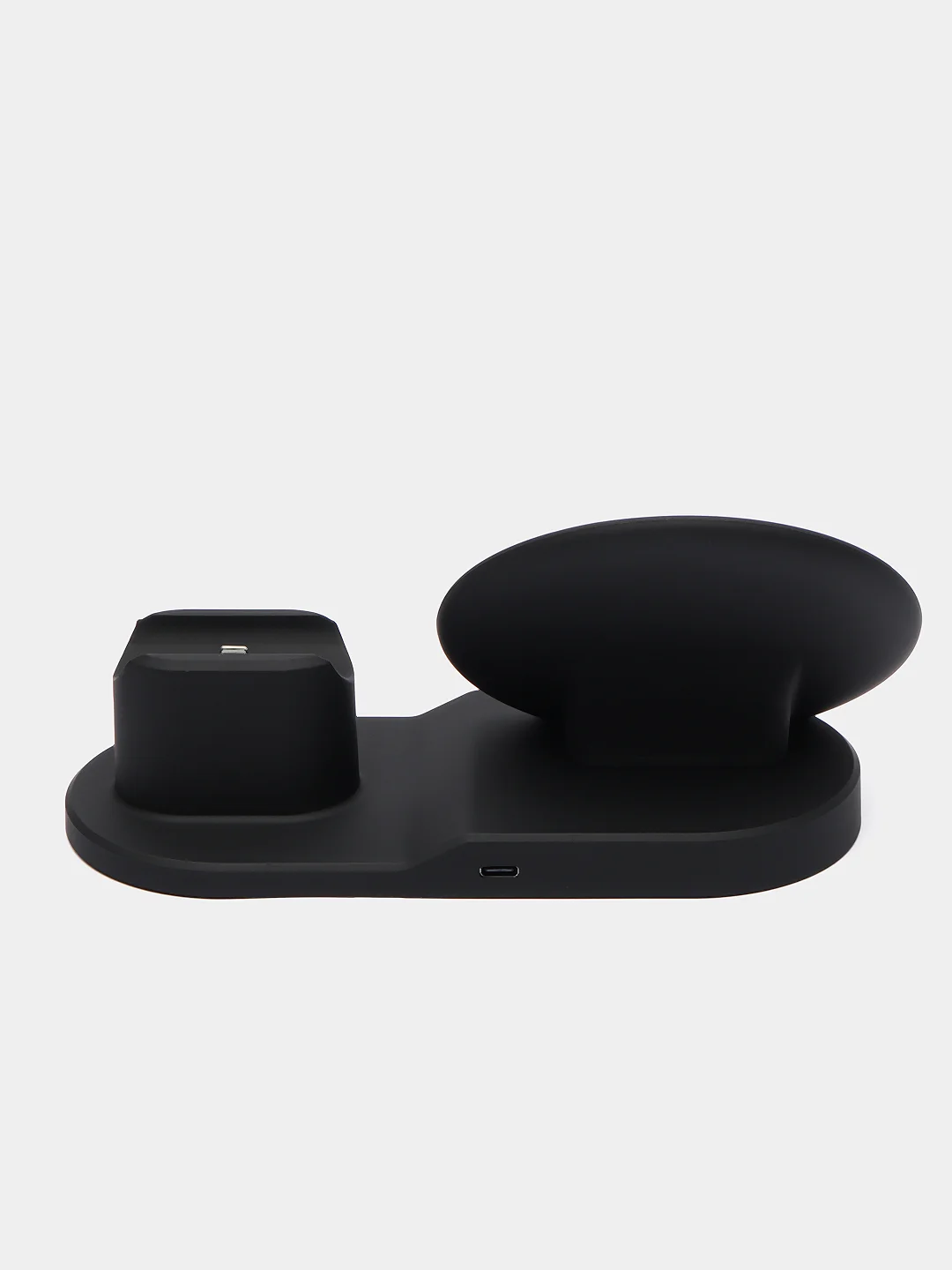 Черный беспроводное зарядное устройство Wireless Fast Charger 3 in 1