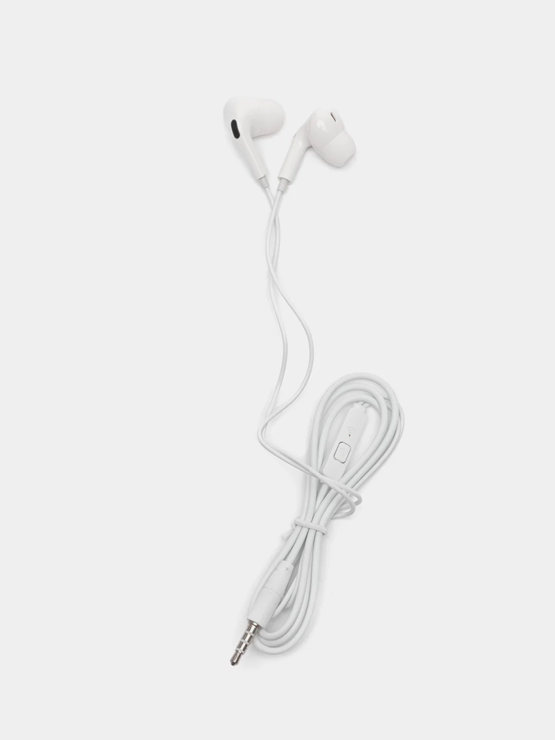 Наушники с микрофоном проводные вакуумные, с разъемом AUX 3.5 mm Jack