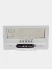 Розовый часы кпоп, настольные часы kpop, часы с термометром