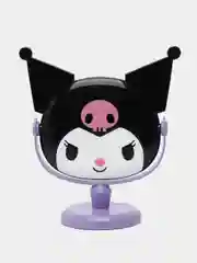 Черный зеркало настольное аниме Куроми, зеркальце Kuromi одностороннее, зеркало косметическое