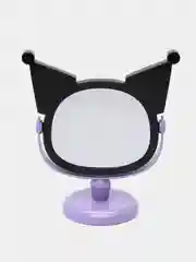 Черный зеркало настольное аниме Куроми, зеркальце Kuromi одностороннее, зеркало косметическое