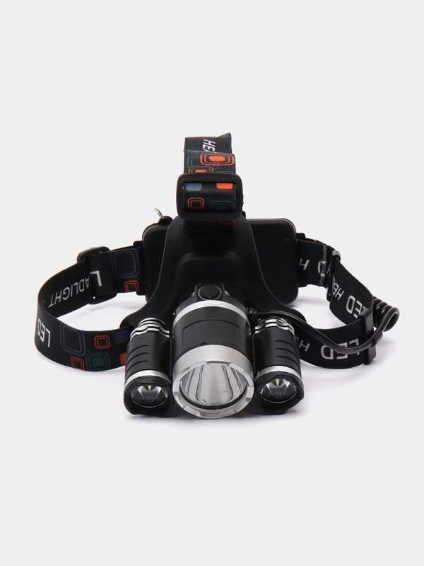 Налобный фонарь аккумуляторный 3хCREE XM-L T6
