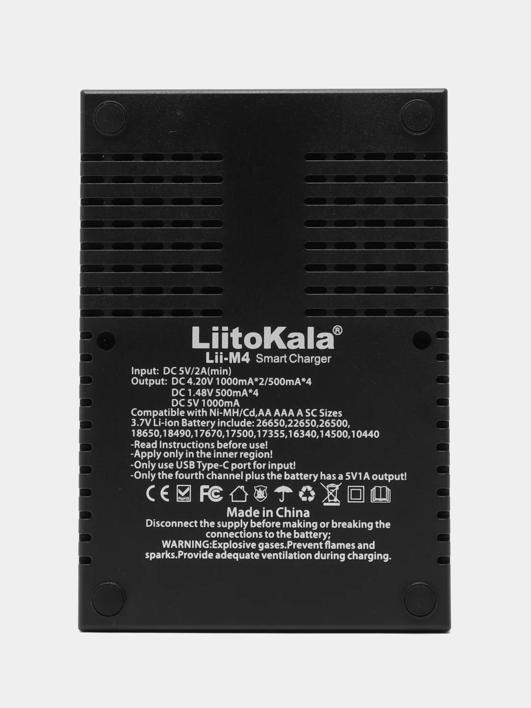 LiitoKala Lii M4 зарядное устройство для аккумуляторов