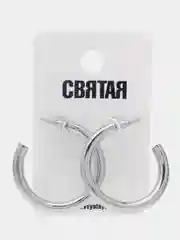 Серьги-кольца "Святая"