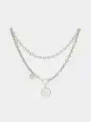 Серебряный серьги, кольцо, браслет, цепь на шею