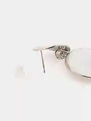 Серый серьги, кольцо, браслет, цепь на шею
