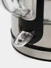 Чайник электрический Hyundai HYK-G2403, 2200 Вт, черный и серебристый