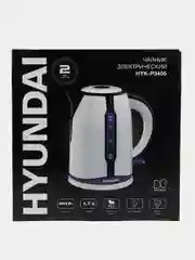 Чайник электрический Hyundai HYK-P3405, 2200Вт, белый и черный