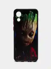 Терракотовый чехол с ярким рисунком/принтом на Samsung Galaxy A03 Core (Самсунг А03 кор)
