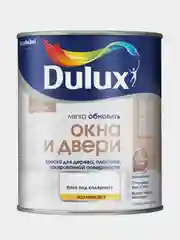 Белый краска Dulux Окна и двери, белая, 0,75 л