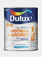 Краска Dulux Мебель и дерево, белая, 0,75 л