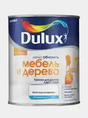 Краска Dulux Мебель и дерево, белая, 0,75 л