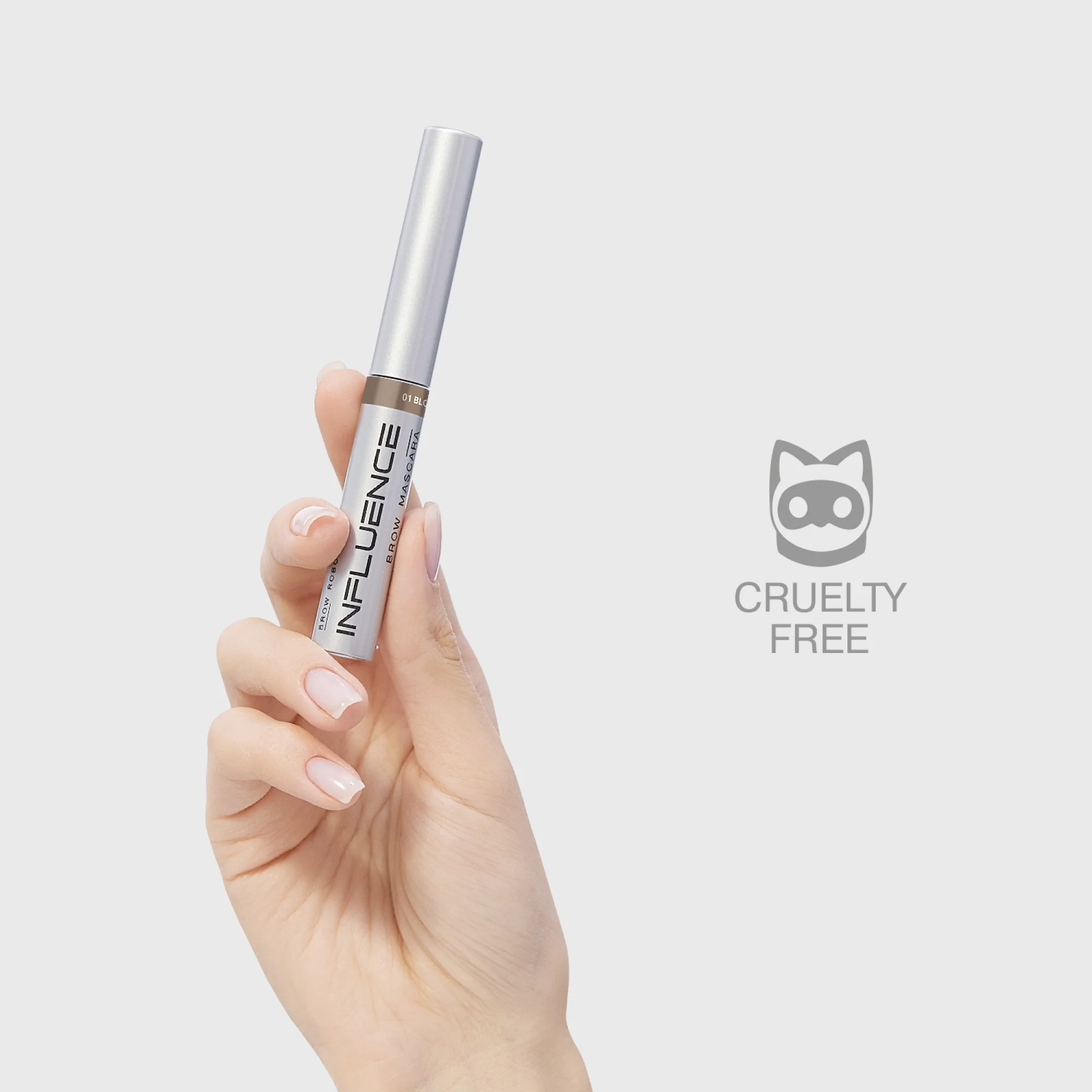 Тушь для бровей Brow robot Influence Beauty, тон 01