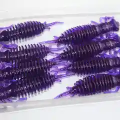 Силиконовые приманки, набор 8 штук, Larva, размер 64 мм, личинка стрекозы, ларва