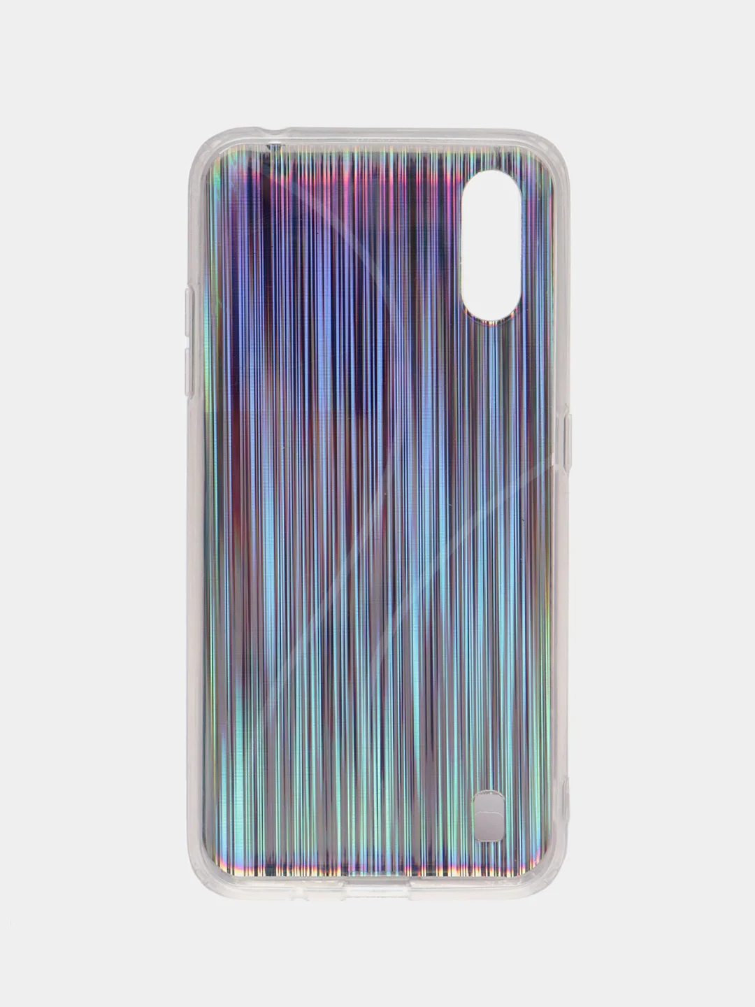 Фиолетовый чехол Samsung Galaxy A01 / M01, Самсунг Галакси А01 / М01 силиконовый с мраморным рисунком