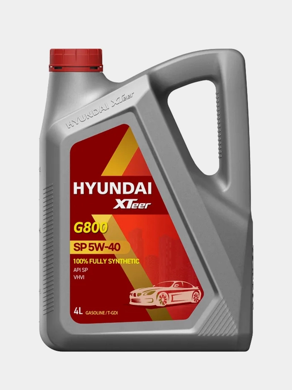Моторное масло синтетическое HYUNDAI XTeer G800 SP 5W-40 (Gasoline Ultra Protection 5W40), 4 л