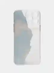 Голубой чехол для iPhone (Айфон) 11, 12, 13, Pro, Pro Max, 14, 15, Pro, Pro Max