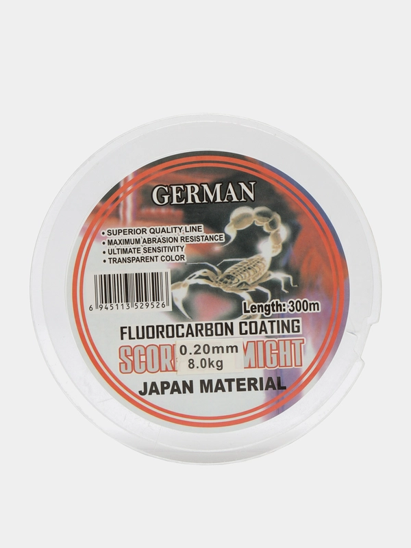 Леска рыболовная GERMAN SCORPION Fluorocarbon  300м