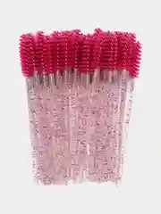 Фуксия щеточки для бровей и ресниц с блёстками / 1, 5, 10, 50шт