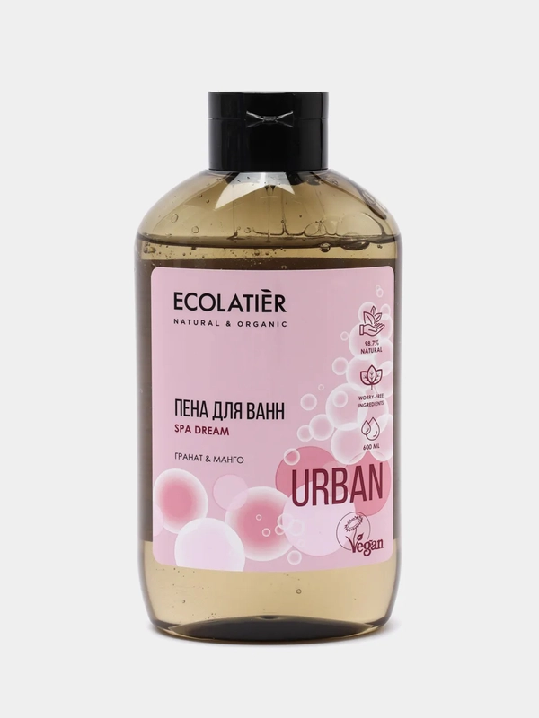 Ecolatier Urban Пена для ванн гранат и манго 600 мл