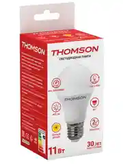 Лампочка светодиодная THOMSON TH-B2005 11 Вт, E27, А60, груша, 3000K теплый белый свет