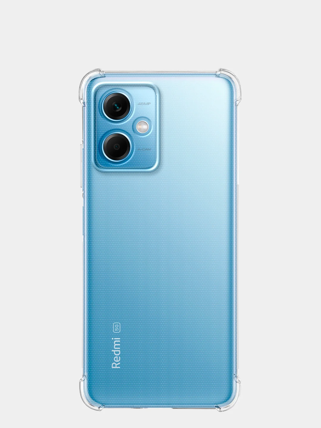 Прозрачный чехол для Xiaomi Redmi Note 12 5G/12 Pro 5G противоударный силиконовый BROSCORP прозрачный