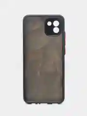 Бордовый чехол с рисунком на Samsung Galaxy A03 (Самсунг Галакси А03)