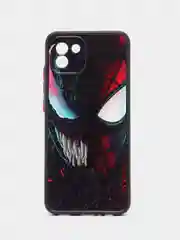 Черный чехол с рисунком на Samsung Galaxy A03 (Самсунг Галакси А03)