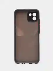 Черный чехол с рисунком на Samsung Galaxy A03 (Самсунг Галакси А03)