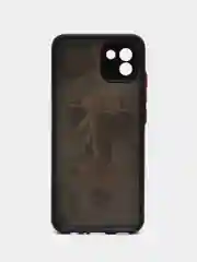 Бирюзовый чехол с рисунком на Samsung Galaxy A03 (Самсунг Галакси А03)